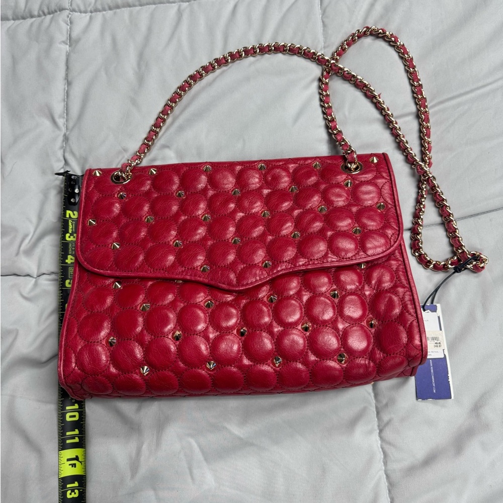 Rebecca Minkoff Italian Leather with Gold Studs